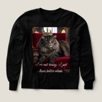 Queen of Sass: Bossy Cat Long Sleeve Tee
