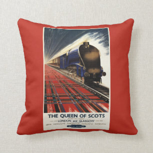 Queen of Scots Pullman Train Cushion