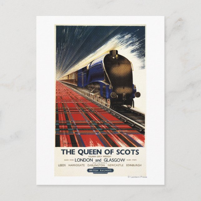 Queen of Scots Pullman Train Postcard (Front)