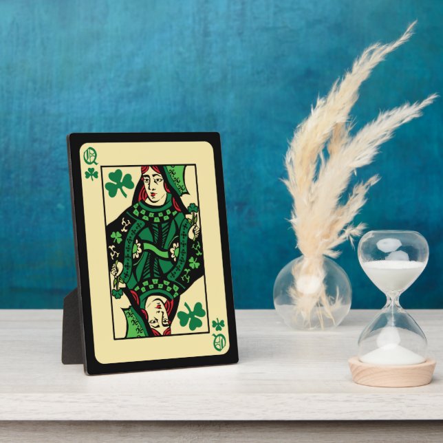 Queen Of Shamrocks Plaque (Side)