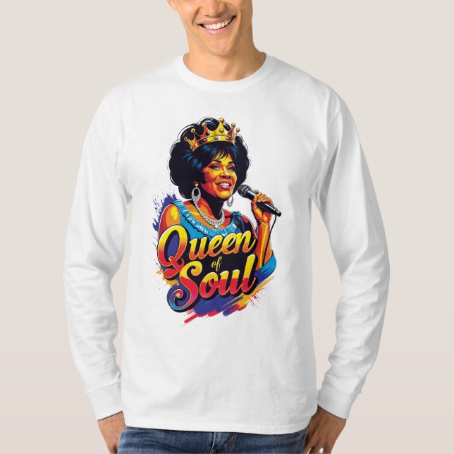 Queen of Soul long-haul beach T-Shirt (Front)