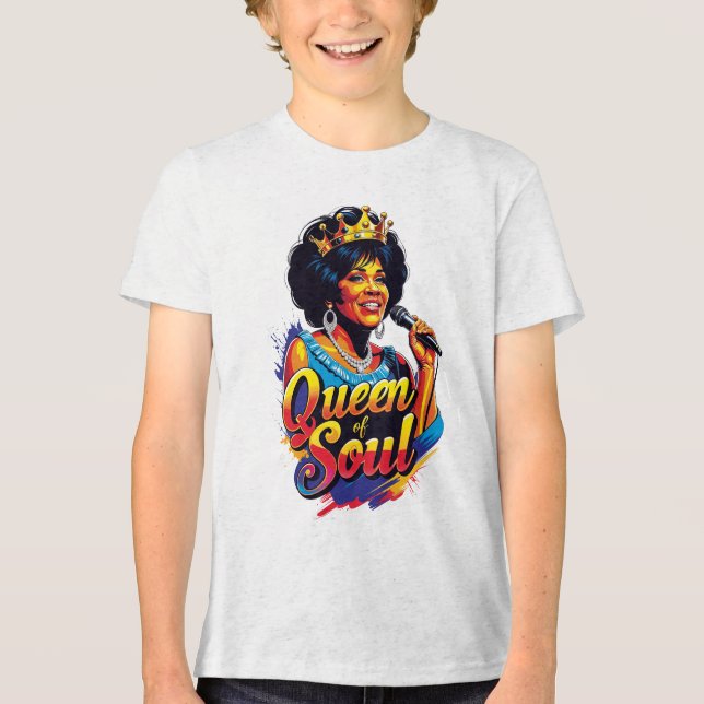 Queen of Soul Tri-Blend Shirt (Front)