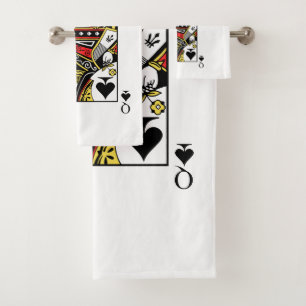 Queen of Spades Bath Towel Set