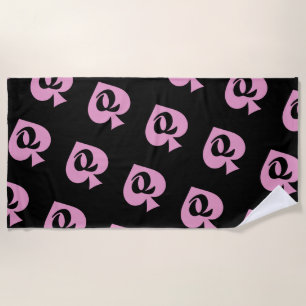 Queen of Spades Beach Towel