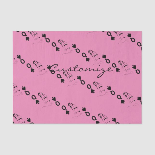 Queen of Spades Bikini Girl Thunder_Cove Tissue Paper (Front)