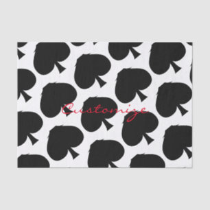 Queen of Spades Black  Thunder_Cove Tissue Paper