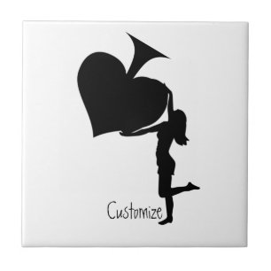 Queen of Spades Holding Black Ace Thunder_Cove Tile