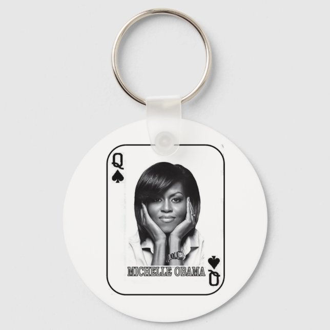 QUEEN OF SPADES KEY RING (Front)