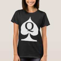 Queen Of Spades Letter Q Deck Of Cards Poker Symbo