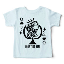 Queen of Spades playing card symbol with elegant