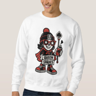 Queen of Spades Street Mascot — Pro Grind Edition Sweatshirt