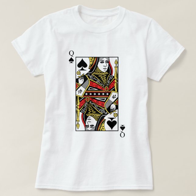 Queen of Spades T-Shirt (Design Front)