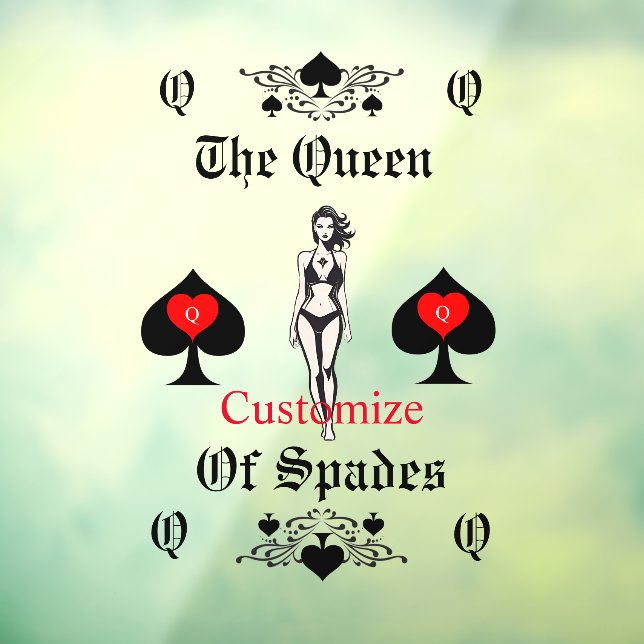 Queen of Spades Tarot Card Thunder_Cove (Sheet 3)