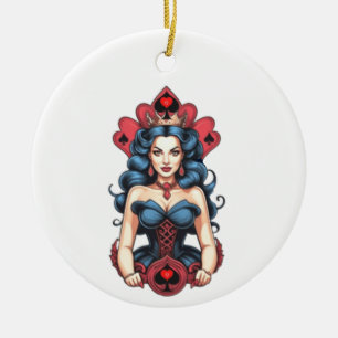 Queen of Spades Thunder_Cove Ceramic Tree Decoration