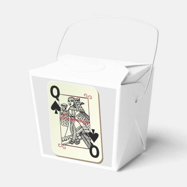 Queen of Spades Thunder_Cove Favour Box (Front Side)