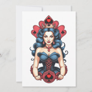 Queen of Spades Thunder_Cove Invitation