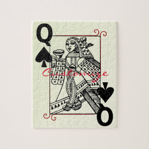 Queen of Spades Thunder_Cove Jigsaw Puzzle