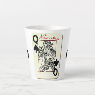 Queen of Spades Thunder_Cove Latte Mug