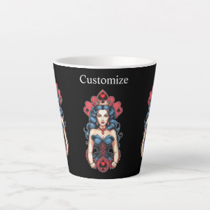 Queen of Spades Thunder_Cove Latte Mug