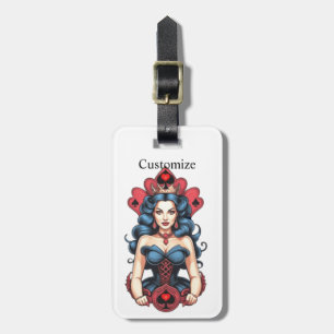 Queen of Spades Thunder_Cove Luggage Tag