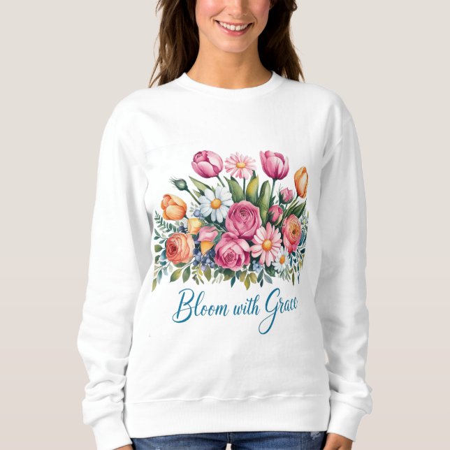queen of sparkles champagne sweatshirt (Front)
