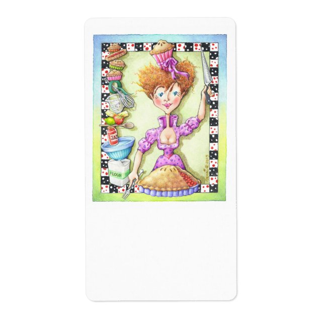QUEEN of TARTS Labels (Front)