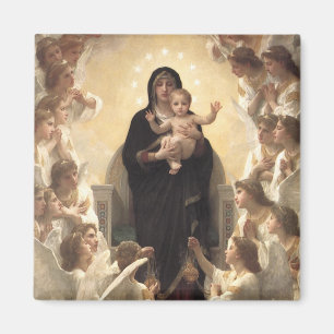 Queen of the Angels Regina Angelorum by Bouguereau Magnet