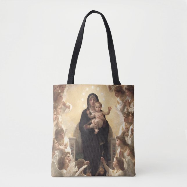 Queen of the Angels Regina Angelorum by Bouguereau Tote Bag (Front)