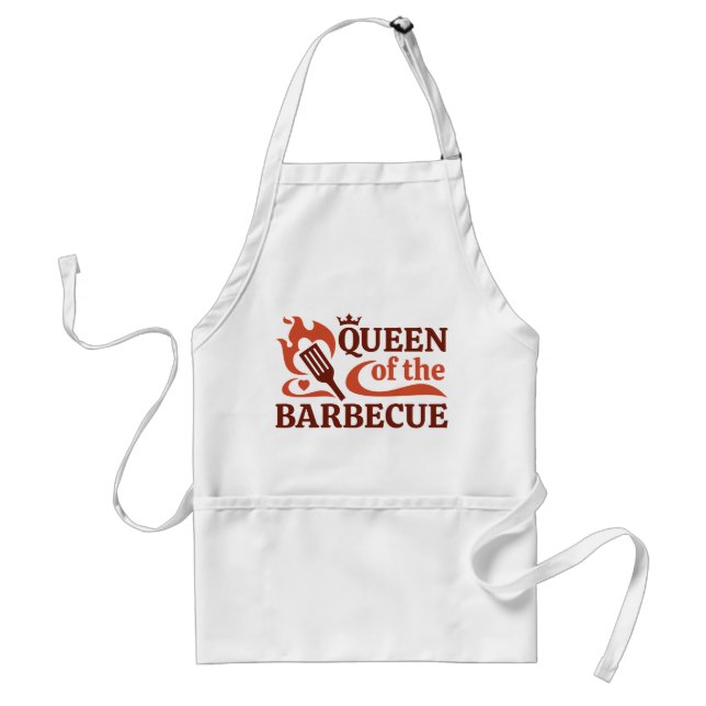 Queen Of The Barbecue Standard Apron (Front)