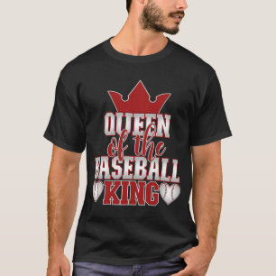 Queen Of The Baseball King Family Matching T-Shirt