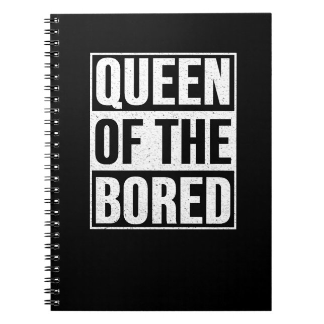 Queen of the Bored - American Gods Notebook (Front)