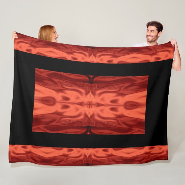 Queen Of The Butterflies 71 Fleece Blanket (In Situ)