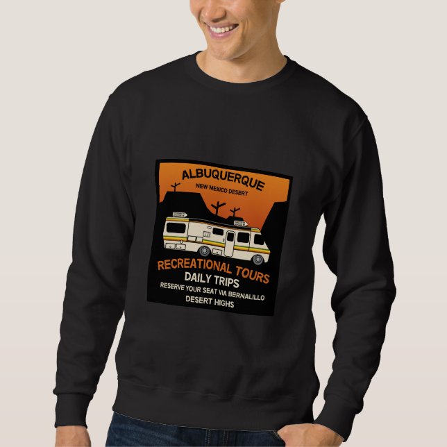 Queen of the Camper - Funny Camping RV Caravan  Sweatshirt (Front)