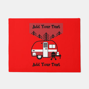 Queen of the Camper - Funny Camping RV  Doormat