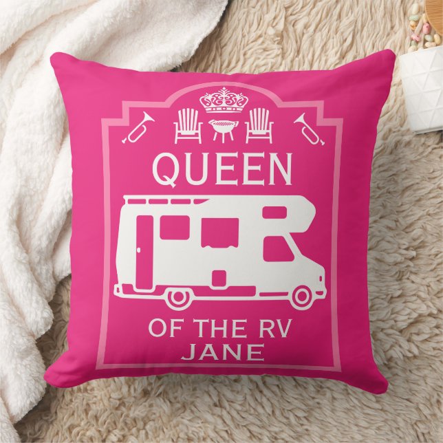 Queen Of The Camper RV Cushion (Blanket)