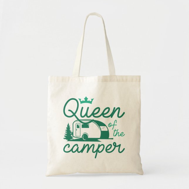 Queen Of The Camper Tote Bag (Front)