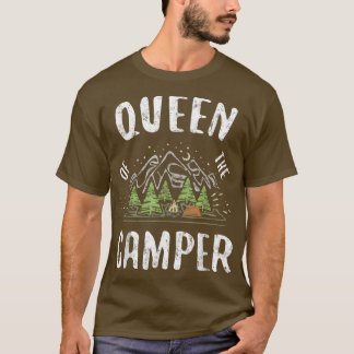 Queen Of The CamperCamping Gift T-Shirt