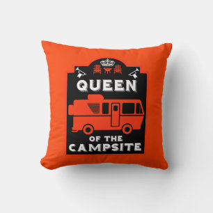 Queen Of The Campsite Cushion