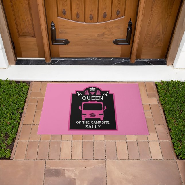 Queen Of The Campsite Doormat (Outdoor)