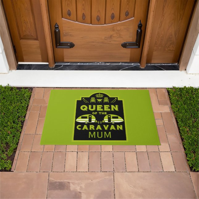 Queen of the Caravan Doormat (Outdoor)