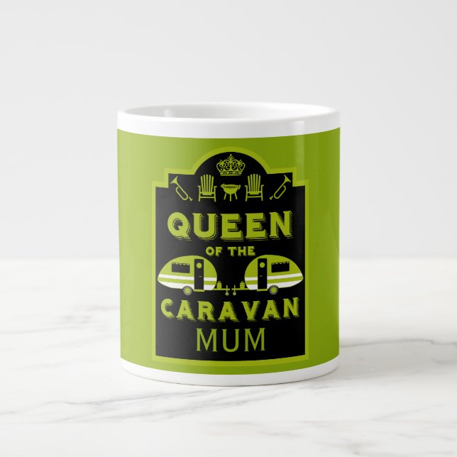 Queen of the Caravan Large Coffee Mug (Front)