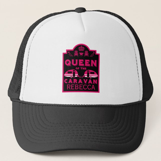 Queen of the Caravan Trucker Hat (Front)