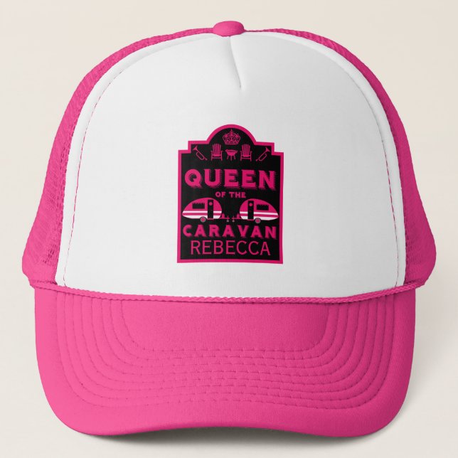 Queen of the Caravan Trucker Hat (Front)