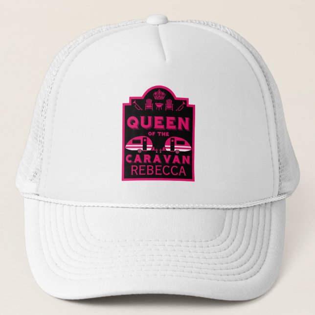 Queen of the Caravan Trucker Hat (Front)
