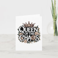 Queen of the Chaos Bold Gem Crown & Floral