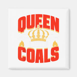 Queen Of The Coals Byrbecue Meat Grill Grilling Bb Magnet