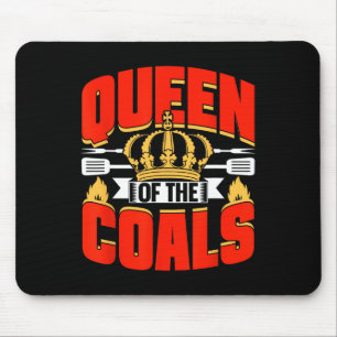 Queen Of The Coals Byrbecue Meat Grill Grilling Bb Mouse Pad