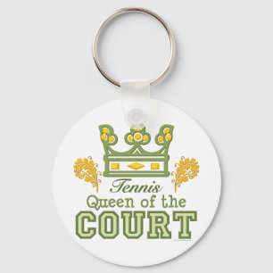 Queen Of The Court Key Chain