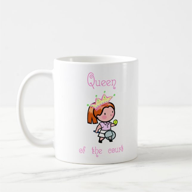 Queen of the Court Mug (Left)