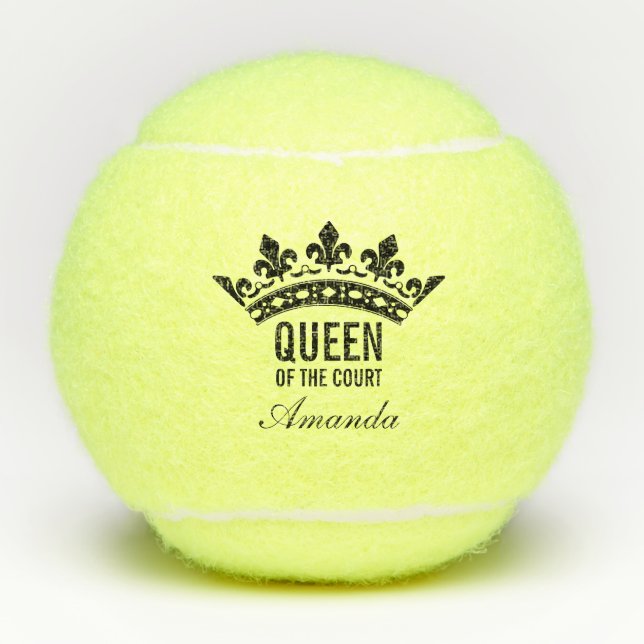 Queen of the Court Tennis Balls (Front)